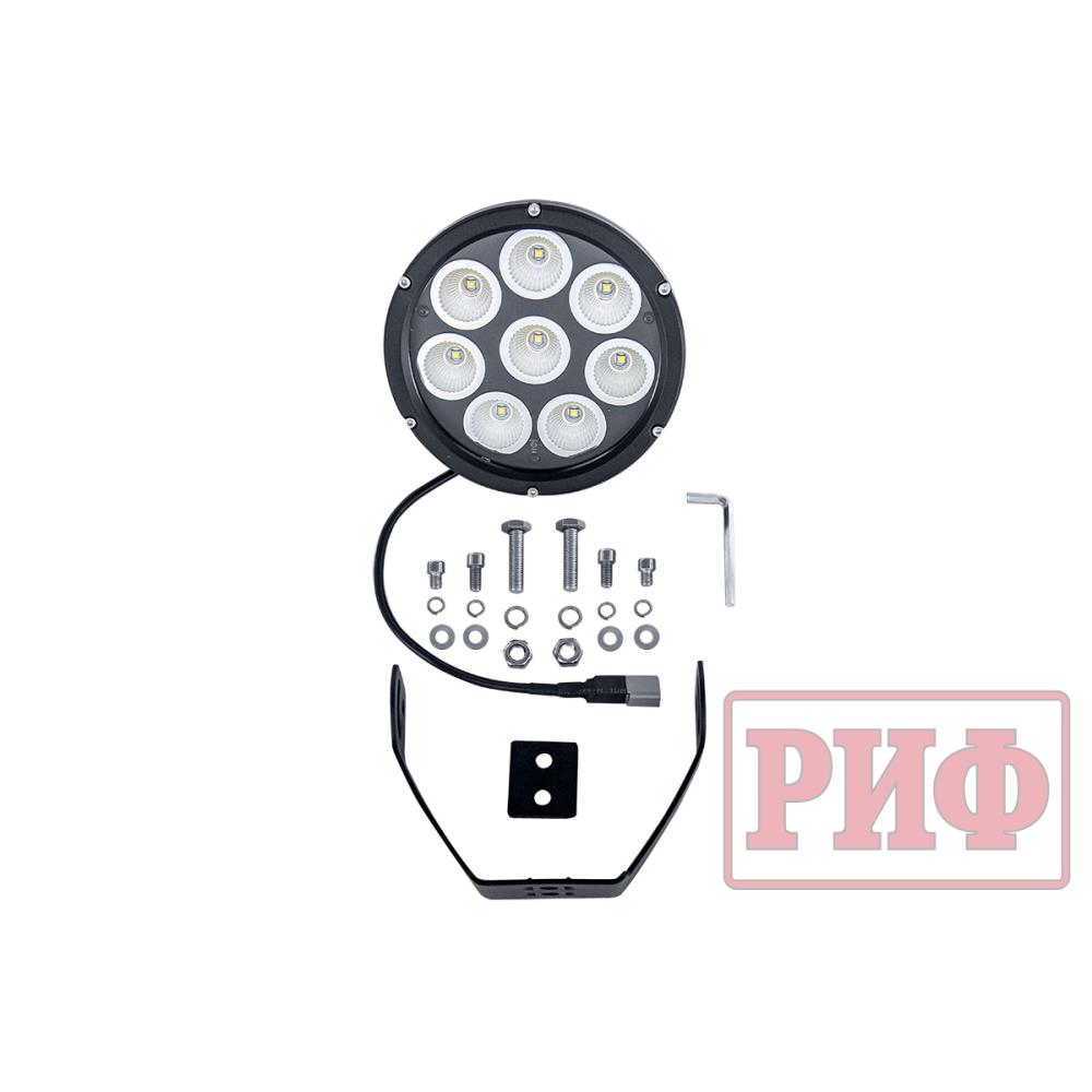 Светодиодная фара водительского света РИФ 180 мм 80W