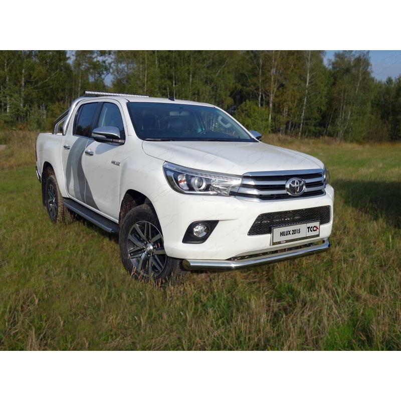 TOYOTA HILUX 2015+ Защита передняя нижняя 76