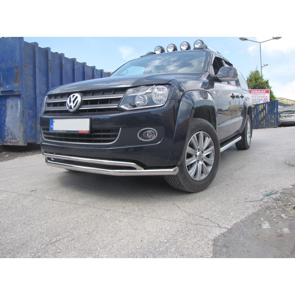 Труба передняя двойная "оригинал" VOLKSWAGEN AMAROK 2010 →