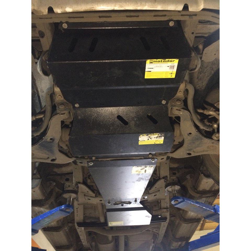 Усиленная защита днища алюминиевая Mitsubishi L 200 2019