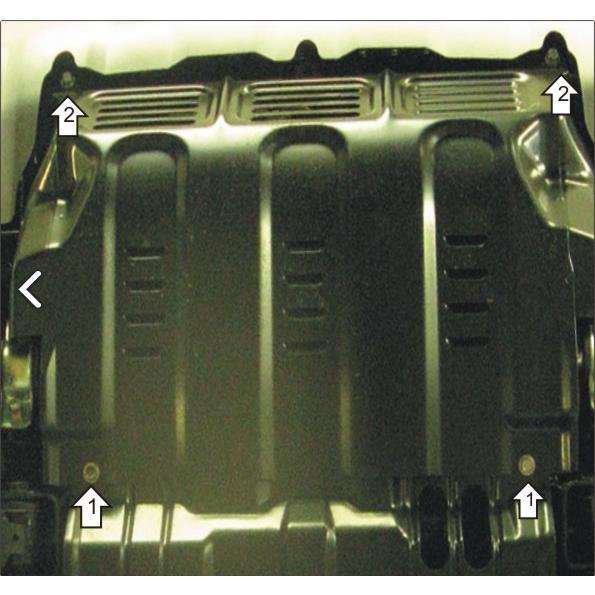 Усиленная Защита Радиатора Mitsubishi L 200 2006-2015