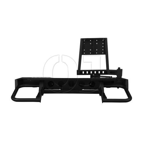 Задний силовой бампер на лифтованный VW Amarok с универсальной калиткой.