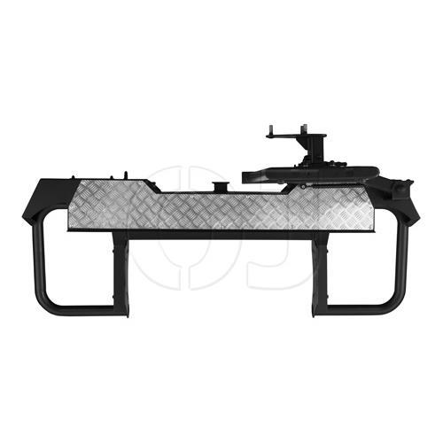 Задний силовой бампер на лифтованный VW Amarok с универсальной калиткой.