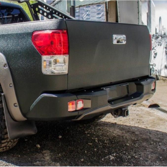 Задний силовой композит 10мм. бампер Тойота Тундра 2007г.+ с Led фонарями