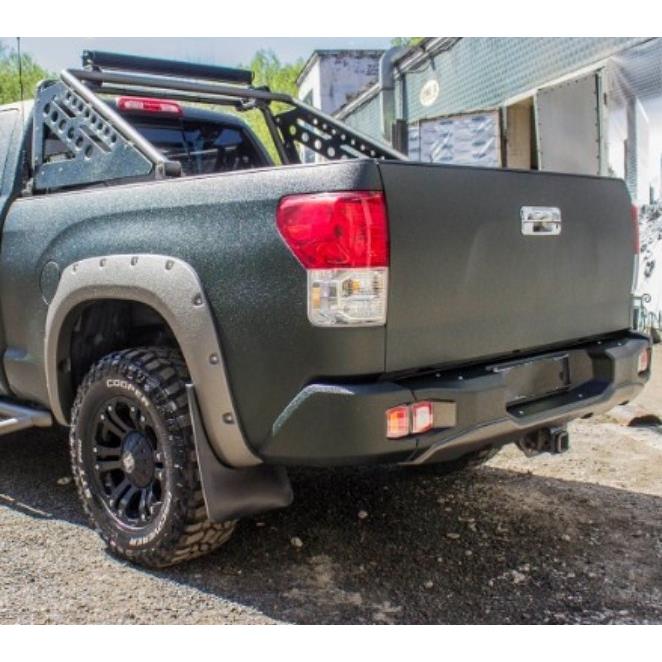 Задний силовой композит 10мм. бампер Тойота Тундра 2007г.+ с Led фонарями
