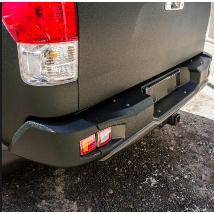 Задний силовой композит 10мм. бампер Тойота Тундра 2007г.+ с Led фонарями