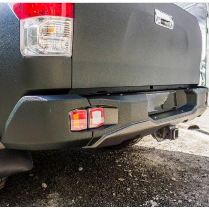 Задний силовой композит 6мм. бампер Тойота Тундра 2007г.+ с Led фонарями