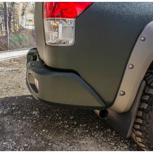 Задний силовой композит 6мм. бампер Тойота Тундра 2007г.+ с Led фонарями