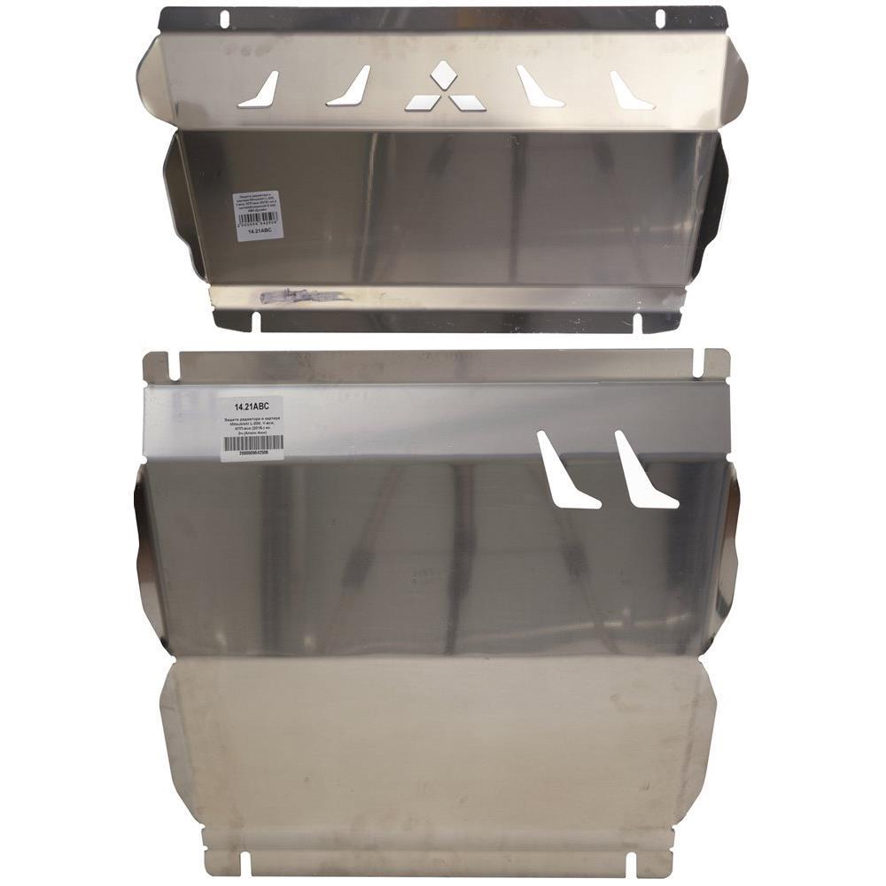 Защата картера и радиатора Алюминиевая Fiat Fullback (2016-)