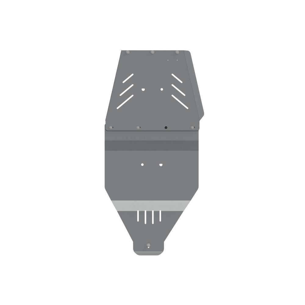 Защита алюминиевая КПП и РК для Navara D40 2.5L