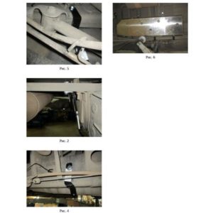 Защита бензобака алюминий DODGE RAM 1500