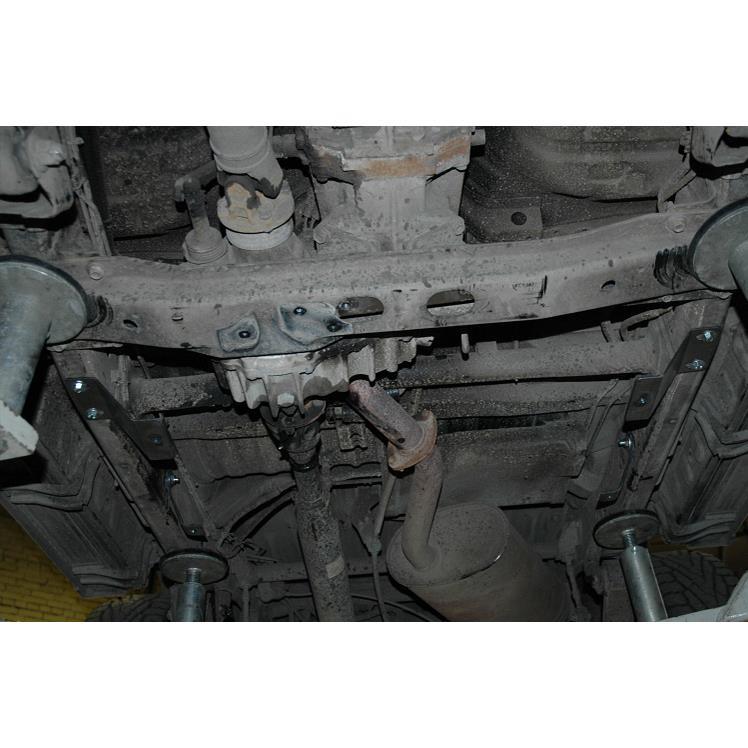 Защита карт. КПП и РК для Land Cruiser 76