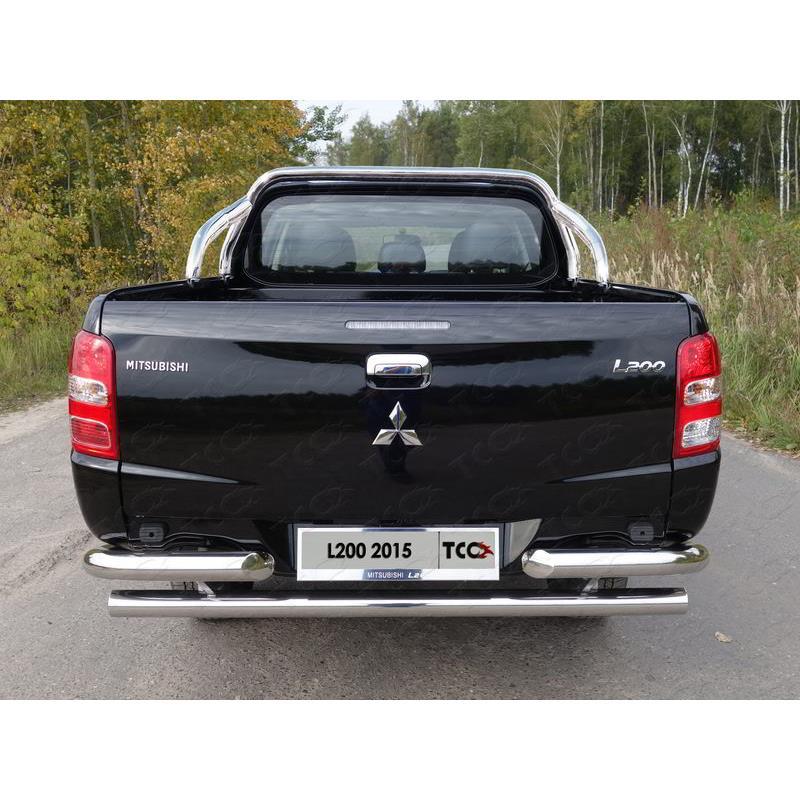 Защита кузова и заднего стекла 75х42 мм для Fiat Fullback 2015-2019