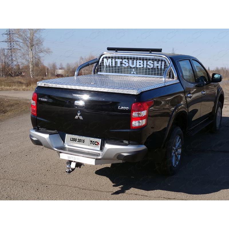 Защита кузова и заднего стекла 75х42 мм со светодиодной фарой (для крышки) MITSUBISHI L200 2015-2019