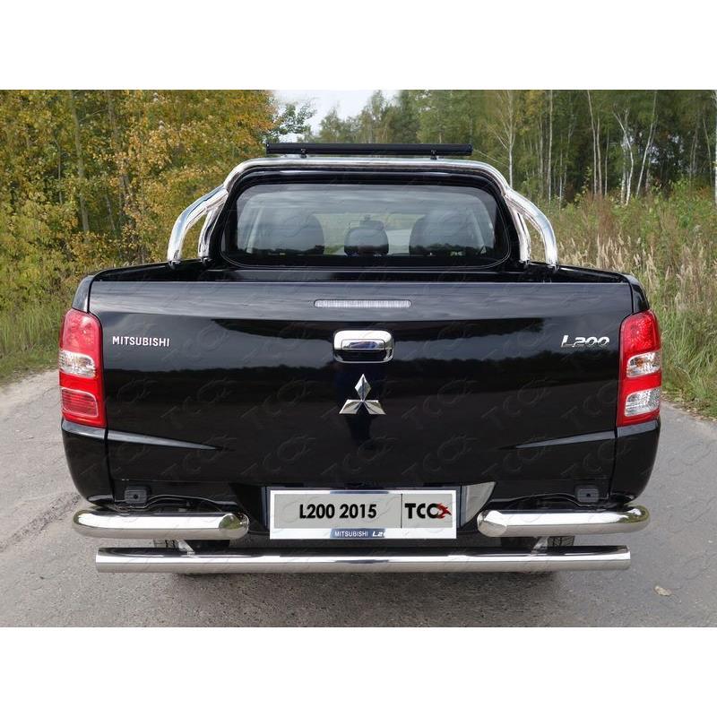 Защита кузова со светодиодной фарой 75х42 мм для Fiat Fullback 2016-2019