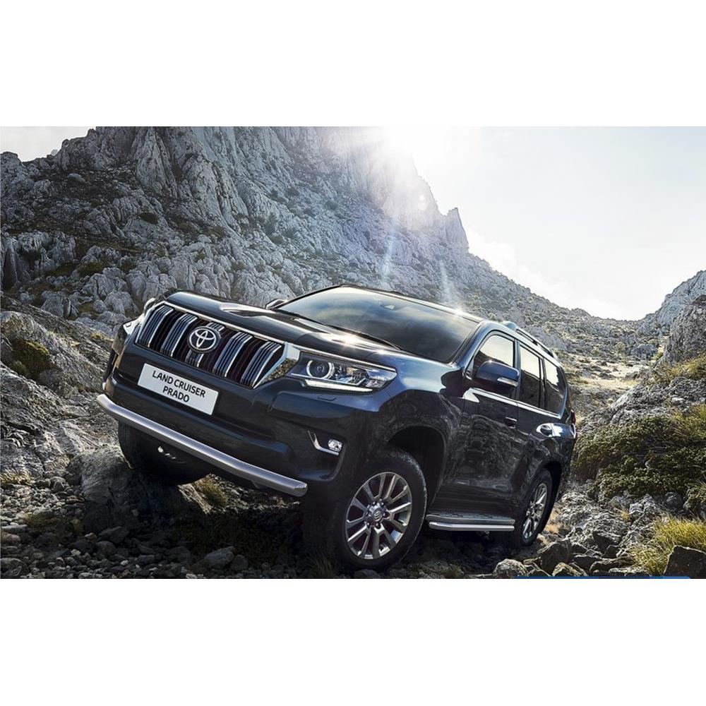 Защита переднего бампера d76 + комплект крепежа