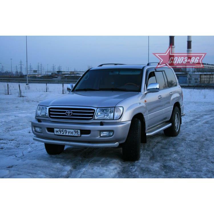 Защита переднего бампера d76 (труба) Toyota Land Cruiser Prado 150