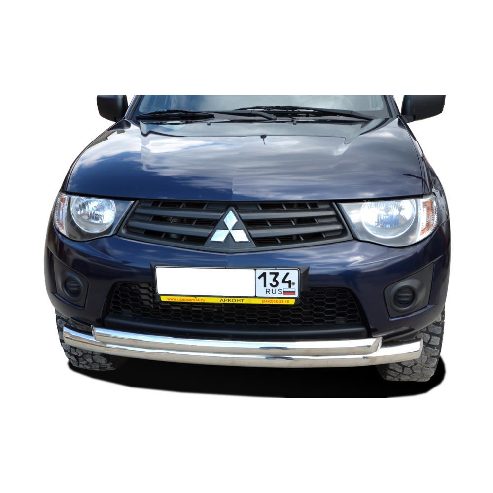 Защита переднего бампера двойная радиус Mitsubishi L200 2006