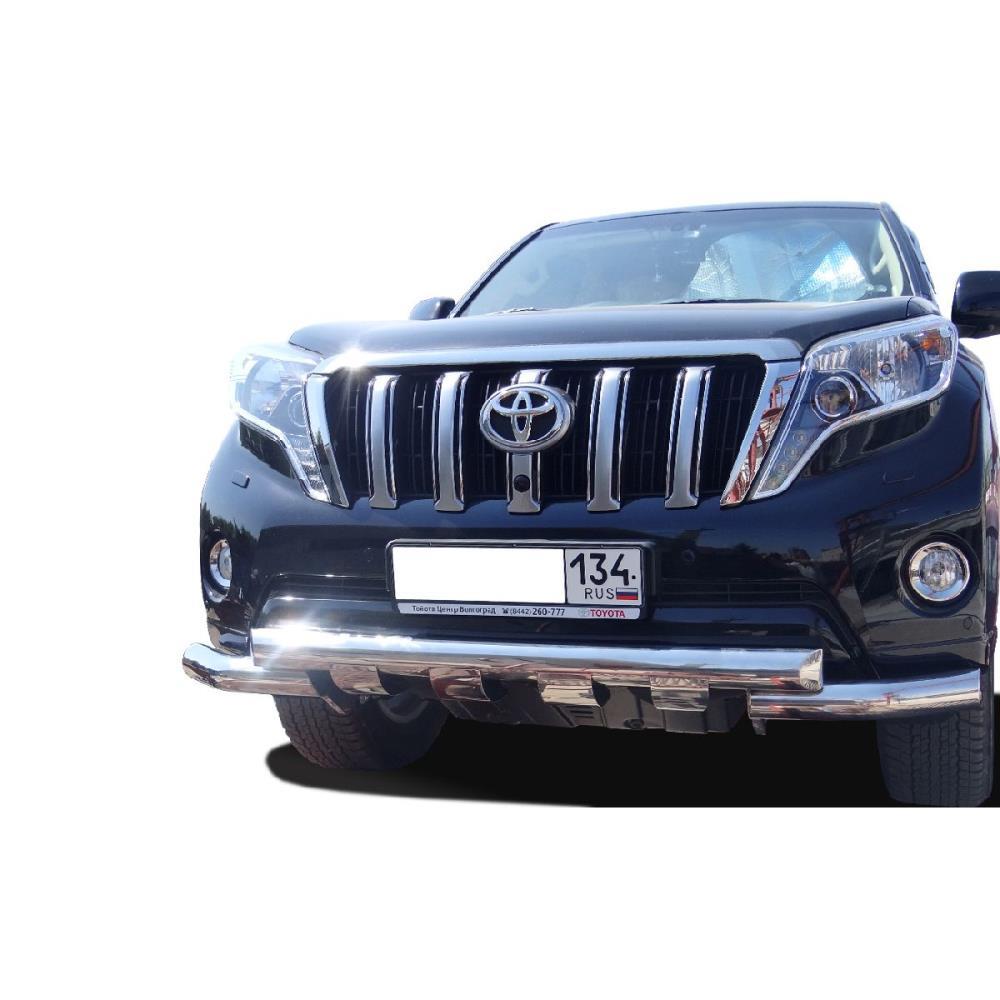 Защита переднего бампера (G) Toyota Land Cruiser Prado 150 2014