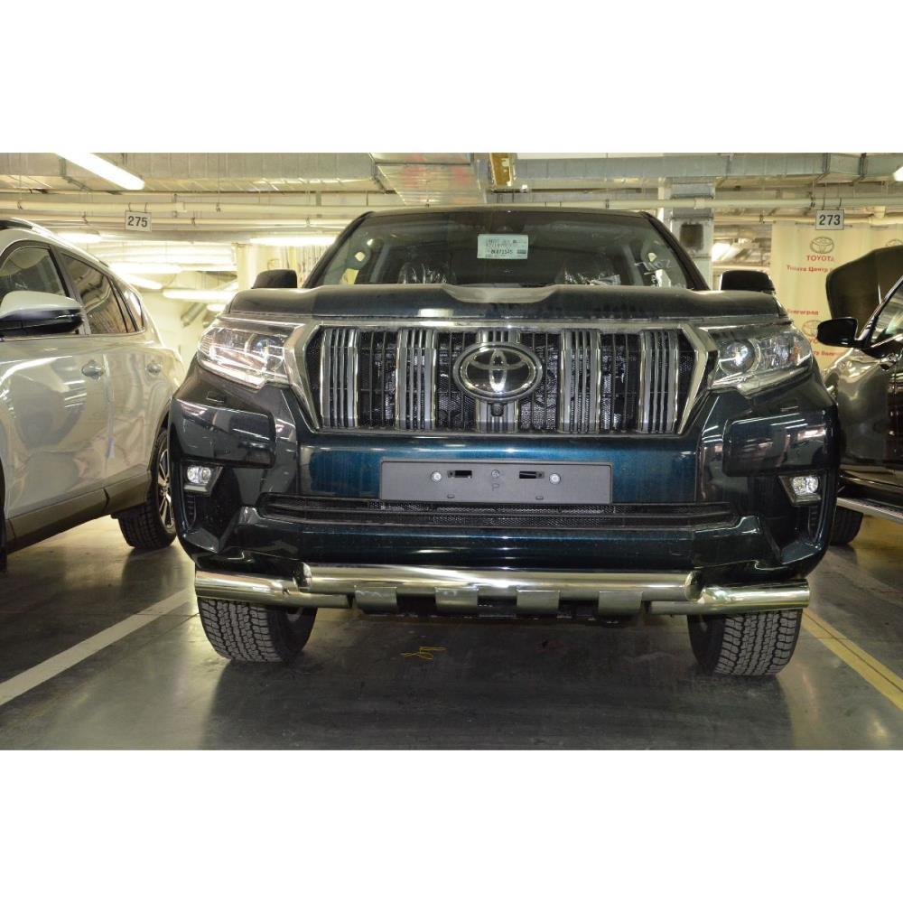 Защита переднего бампера (G) Toyota Land Cruiser Prado 150 2017