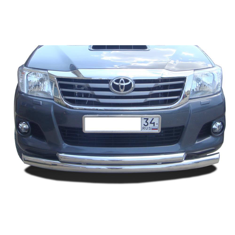 Защита переднего бампера Toyota Hilux 2011