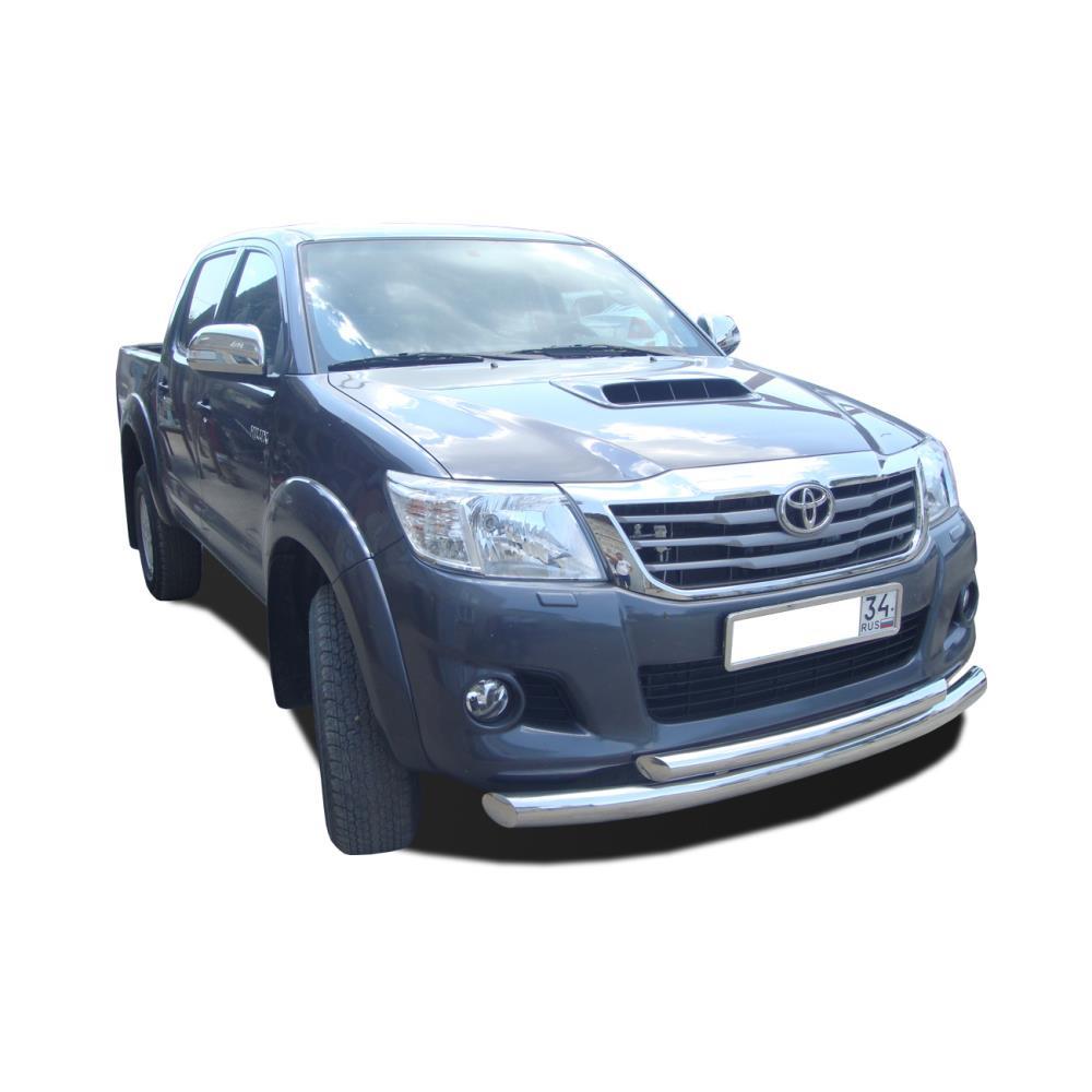 Защита переднего бампера Toyota Hilux 2011
