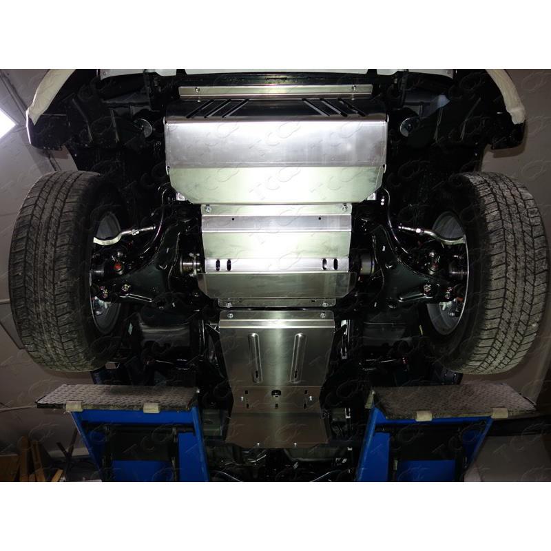 Защита радиатора (алюминий) Mitsubishi L200 2015-2018