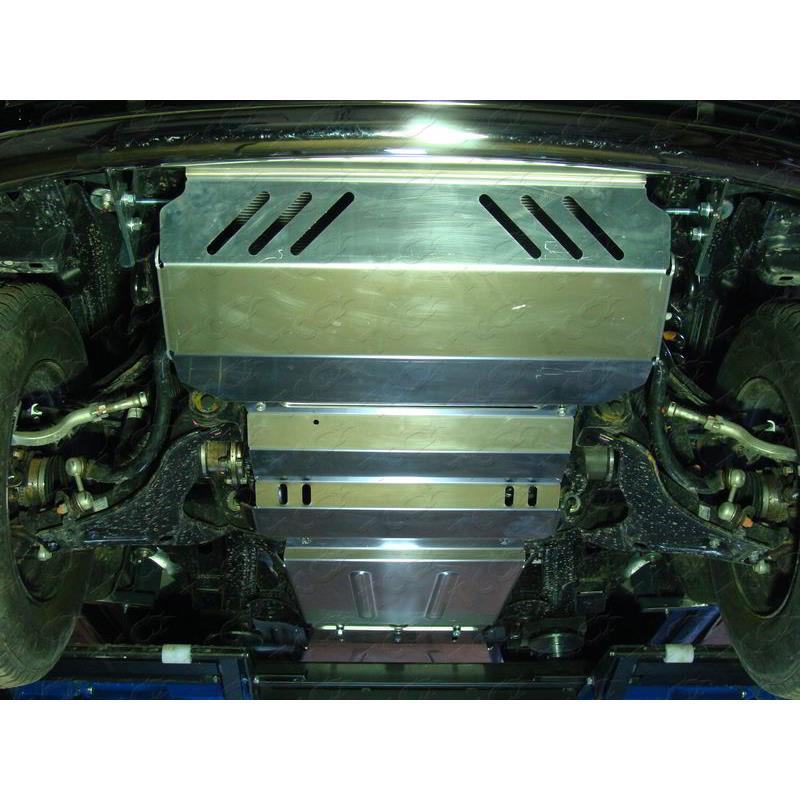 Защита радиатора (алюминий) MITSUBISHI L200 (Long) 2014-2015