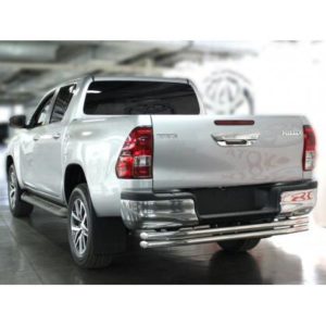 Защита заднего бампера d-53+53