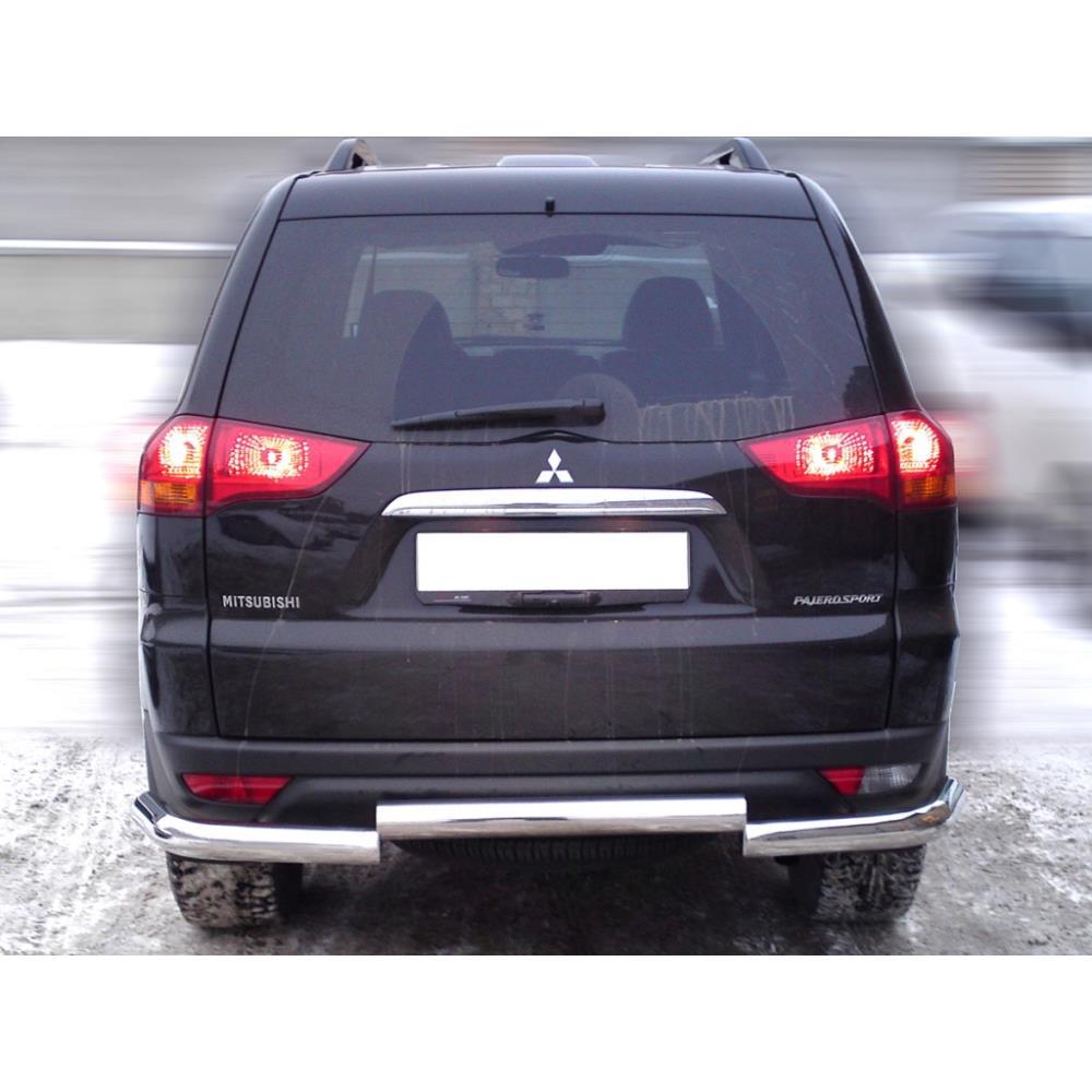 Защита заднего бампера d-76 полноразмерная