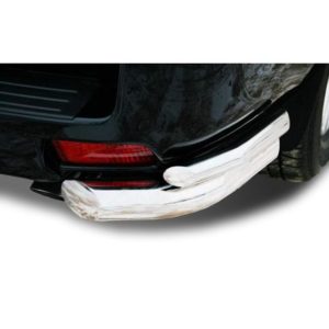 Защита заднего бампера угловая малая Toyota Land Cruiser Prado 150 2010