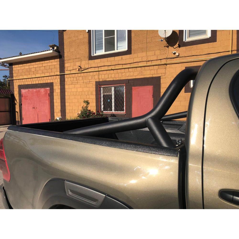 Защитные дуги кузова c покрытием "раптор" Toyota Hilux Black Onyx 2020