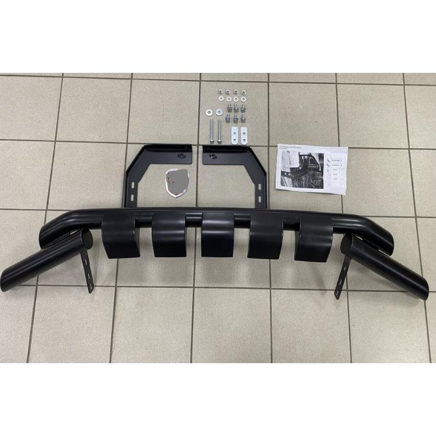 Зашита передняя Грендр ЧЕРНЫЙ MITSUBISHI PAJERO SPORT 2