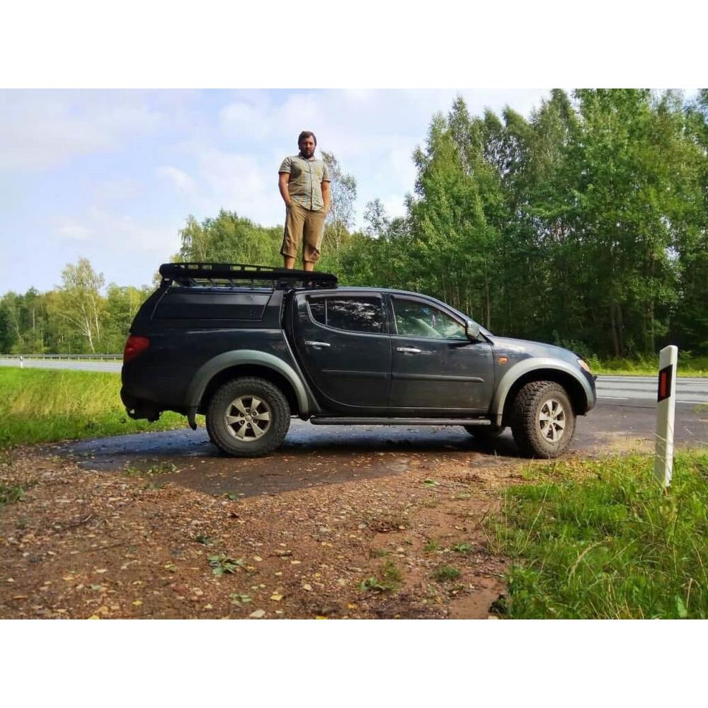 Багажник алюминиевый короткий для кунга