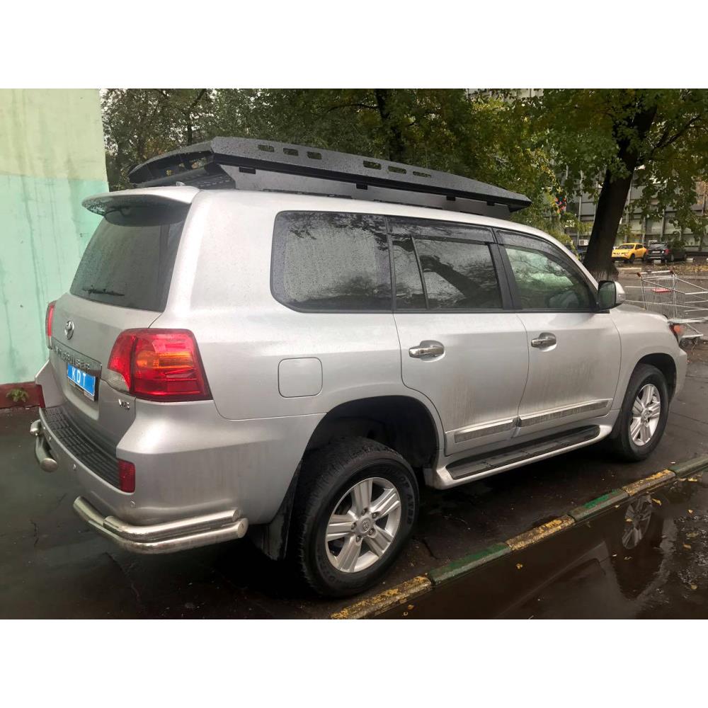 Багажник экспедиционный аэродинамический алюминиевый - Toyota Land Cruiser 200