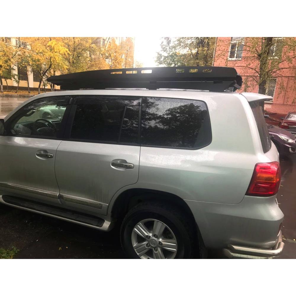 Багажник экспедиционный аэродинамический алюминиевый - Toyota Land Cruiser 200