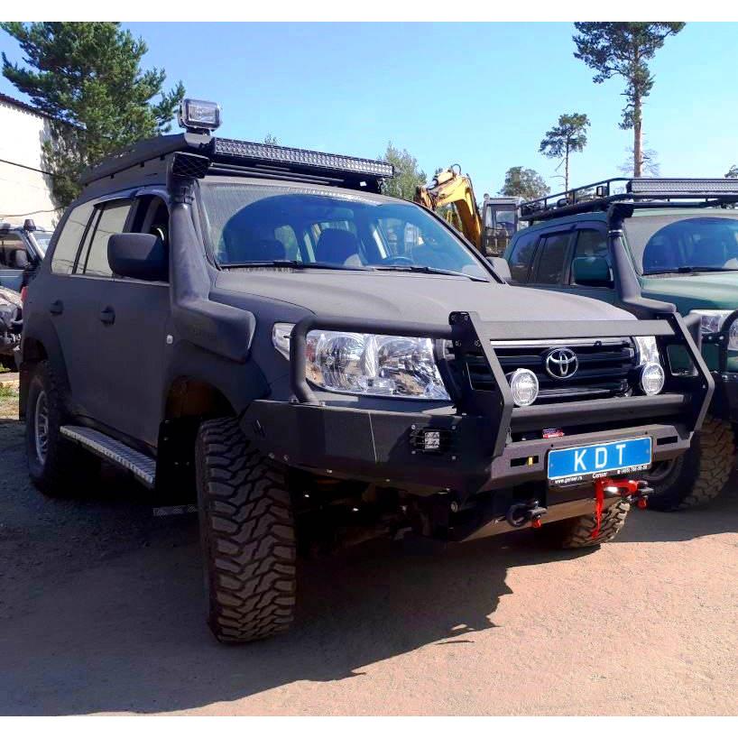 Багажник экспедиционный аэродинамический алюминиевый - Toyota Land Cruiser 200