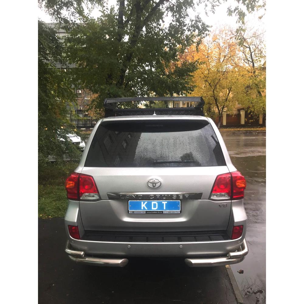 Багажник экспедиционный аэродинамический алюминиевый - Toyota Land Cruiser 200