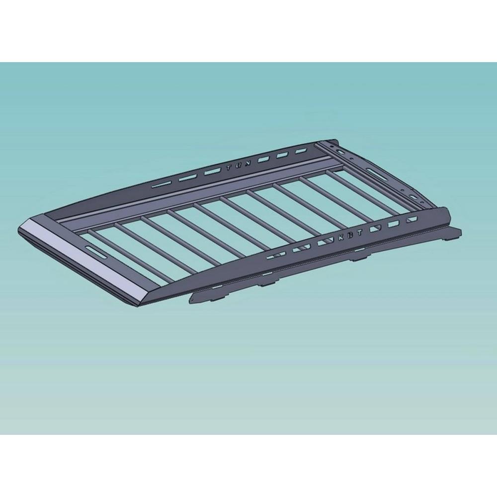 Багажник экспедиционный аэродинамический алюминиевый - Toyota Land Cruiser 200