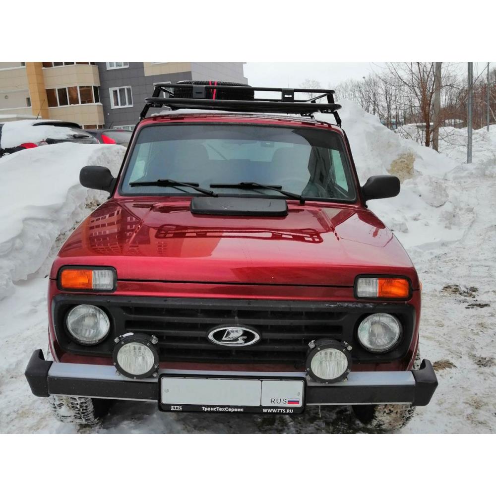 Багажник экспедиционный на НИВА 2121 c 2х слойной полимерной окраской