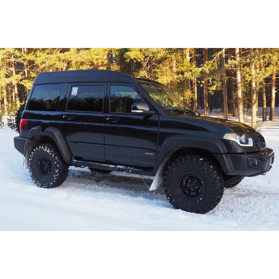 Багажник на крышу UAZ Патриот АВС-Дизайн (на рейлинги)