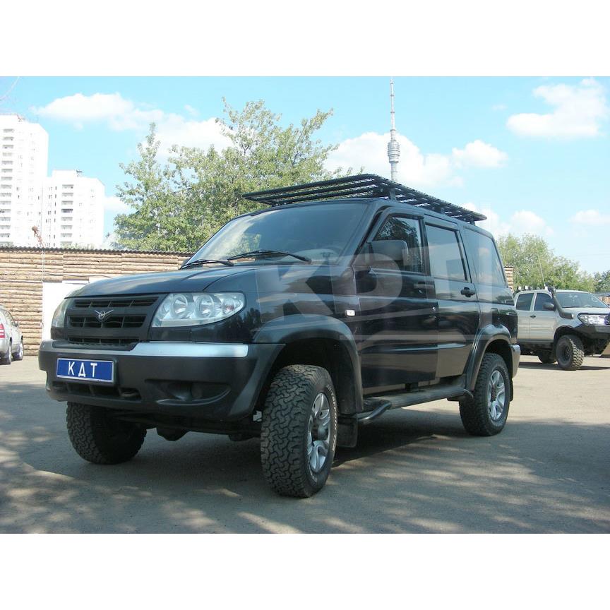 Багажник-площадка экспедиционный алюминиевый - УАЗ Патриот