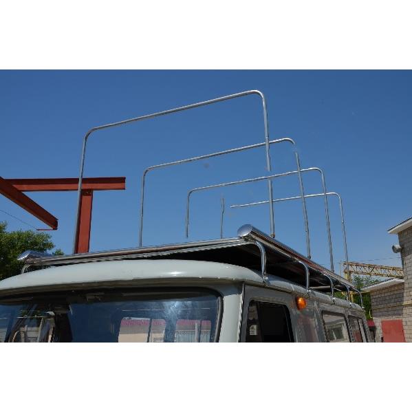 Багажник с настилом с дугами на УАЗ Буханку