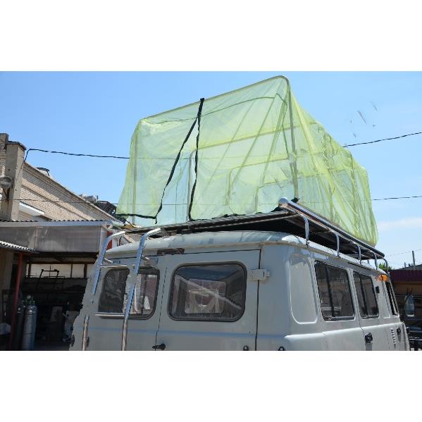 Багажник с настилом с дугами на УАЗ Буханку