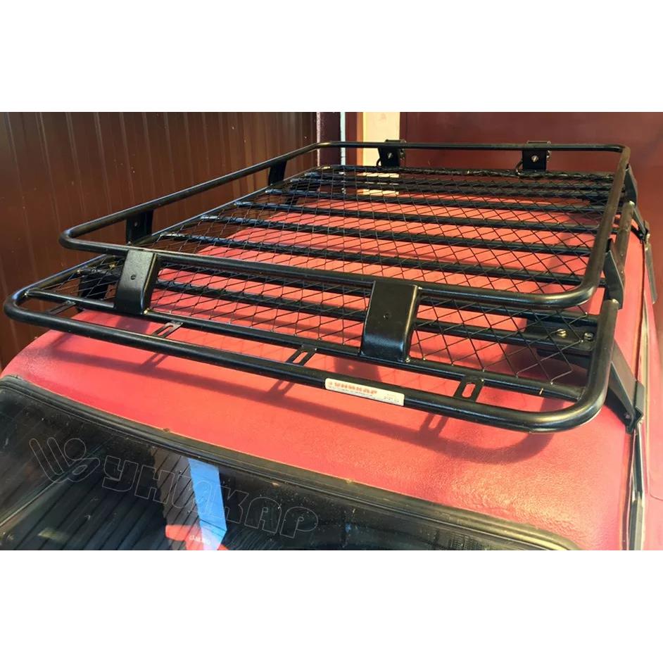 Багажник ВАЗ-2121 Нива корзина с сеткой на водостоки