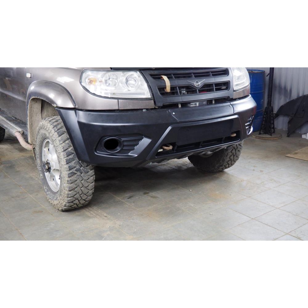 Бампер АВС-Дизайн передний UAZ Патриот/Пикап/Карго 2005- (композит 8 мм)