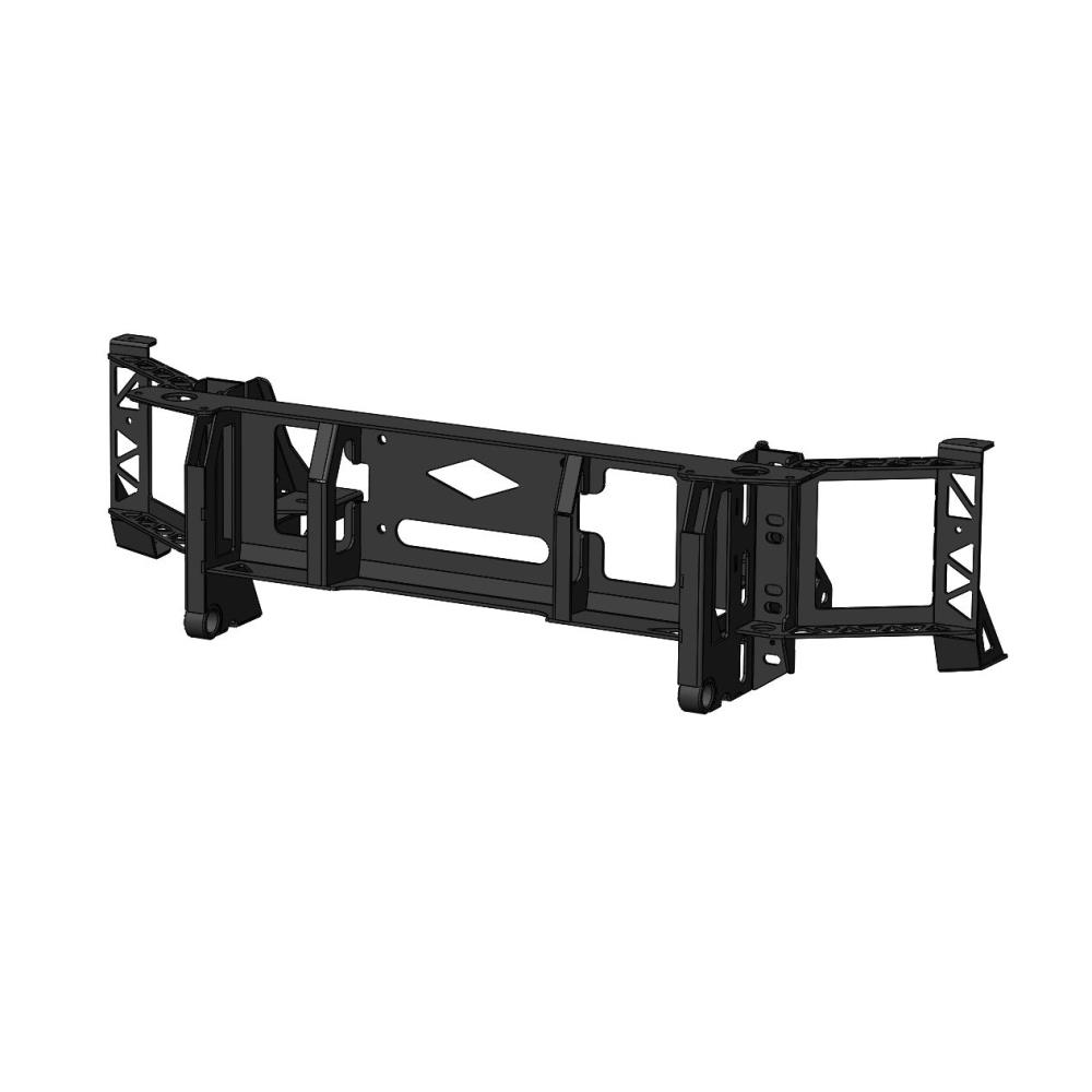 Бампер АВС-Дизайн передний UAZ Патриот/Пикап/Карго 2005- Легкий - (без оптики) (белый)