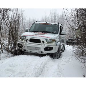 Бампер АВС-Дизайн передний UAZ Патриот/Пикап/Карго 2005- Легкий (без оптики) (под покраску)