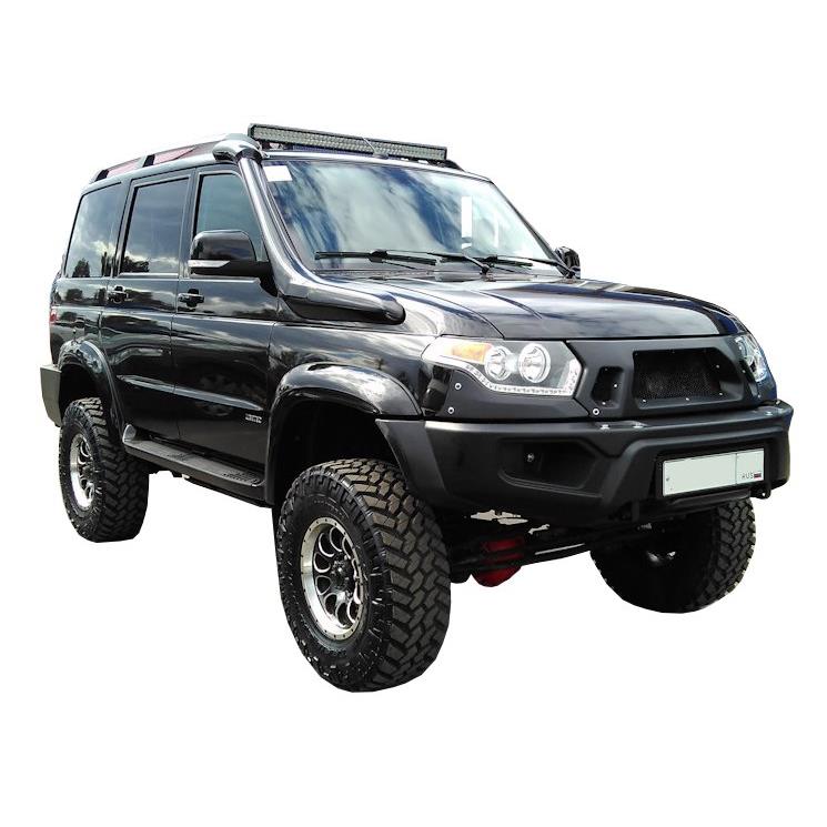 Бампер АВС-Дизайн передний UAZ Патриот/Пикап/Карго 2005- (с оптикой) (белый)