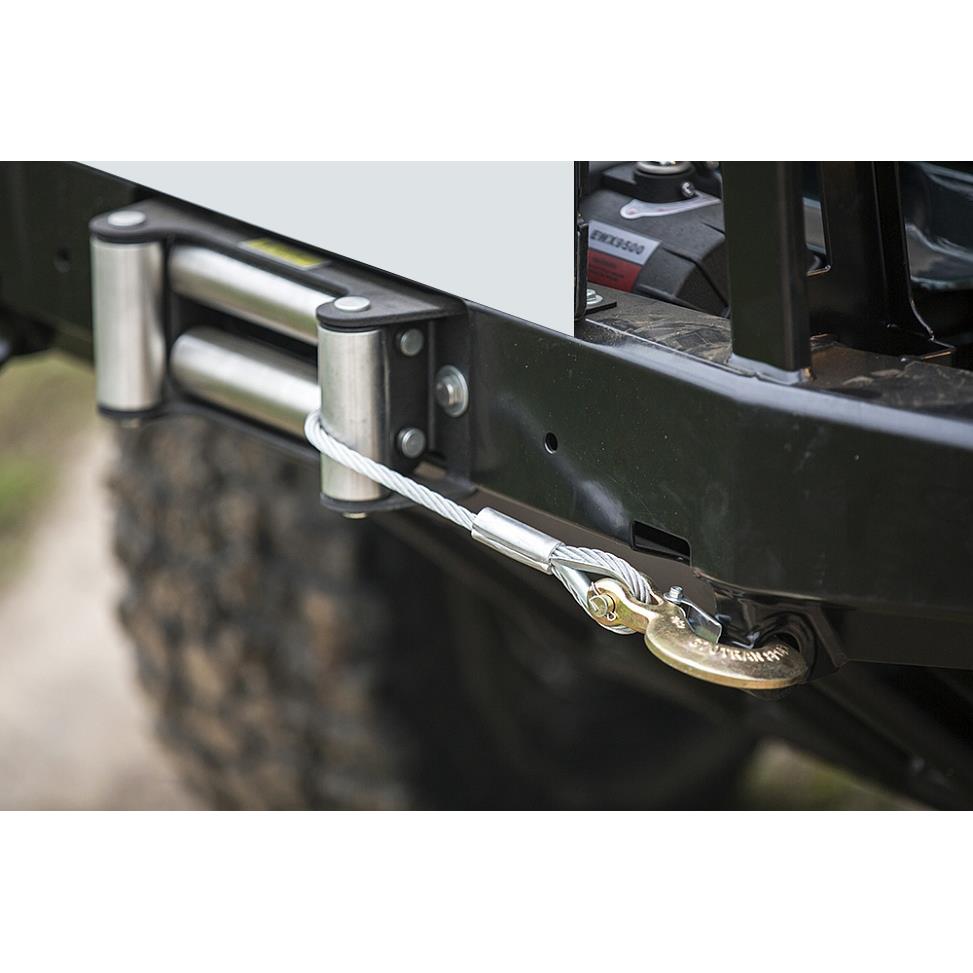 Бампер РИФ силовой передний УАЗ Хантер с защитной дугой облегчённый (без внутренних усилителей)